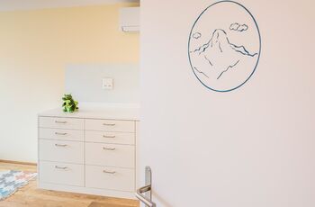 Türeingang Stockhornzimmer.